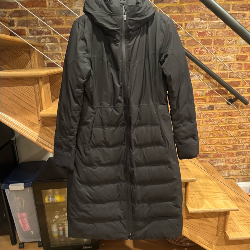 Lululemon Stretch Seal Sleet Street 600-Down-Fill Long Jacket size 10 - Picture 2 of 7